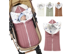 Manta Rosa Bebé – Saco Dormir, Carrinho, Recém Nascido