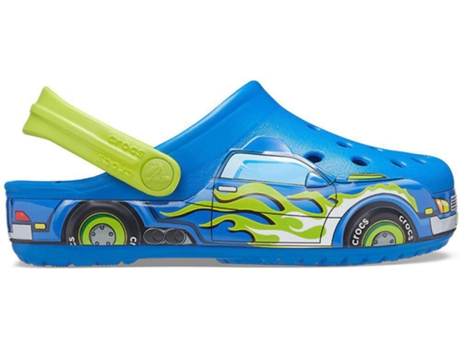 Zuecos CROCS Fun Lab Truck Band Clog Bebés (20-21 - Azul)