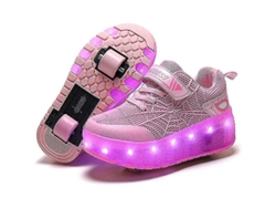Patines Con Luces Led, Recargables Por Usb, Zapatillas Deportivas Para Niños Y Niñas, Regalo De Cumpleaños Lmq