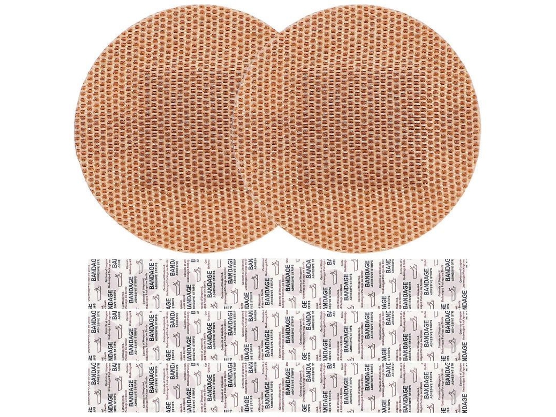 100 Unidades De Vendajes Elásticos Flexibles De Tela, Parches Hemostáticos Transpirables, Protectores De Heridas Para Mayor Seguridad.