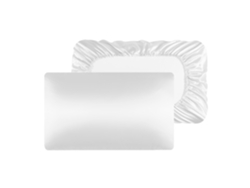 Funda De Almohada De Satén (2 Unidades), Suave Y De Imitación De Seda (blanco, 50 X 90 Cm) Cuich