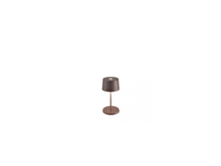 Lámpara de mesa LED Olivia pro mini corten, recargable y regulable ZAFFERANO