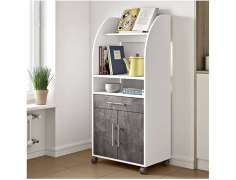 Aparador Cocina VENTE-UNIQUE Coleen (Gris - 62.4x40x138.5 cm)