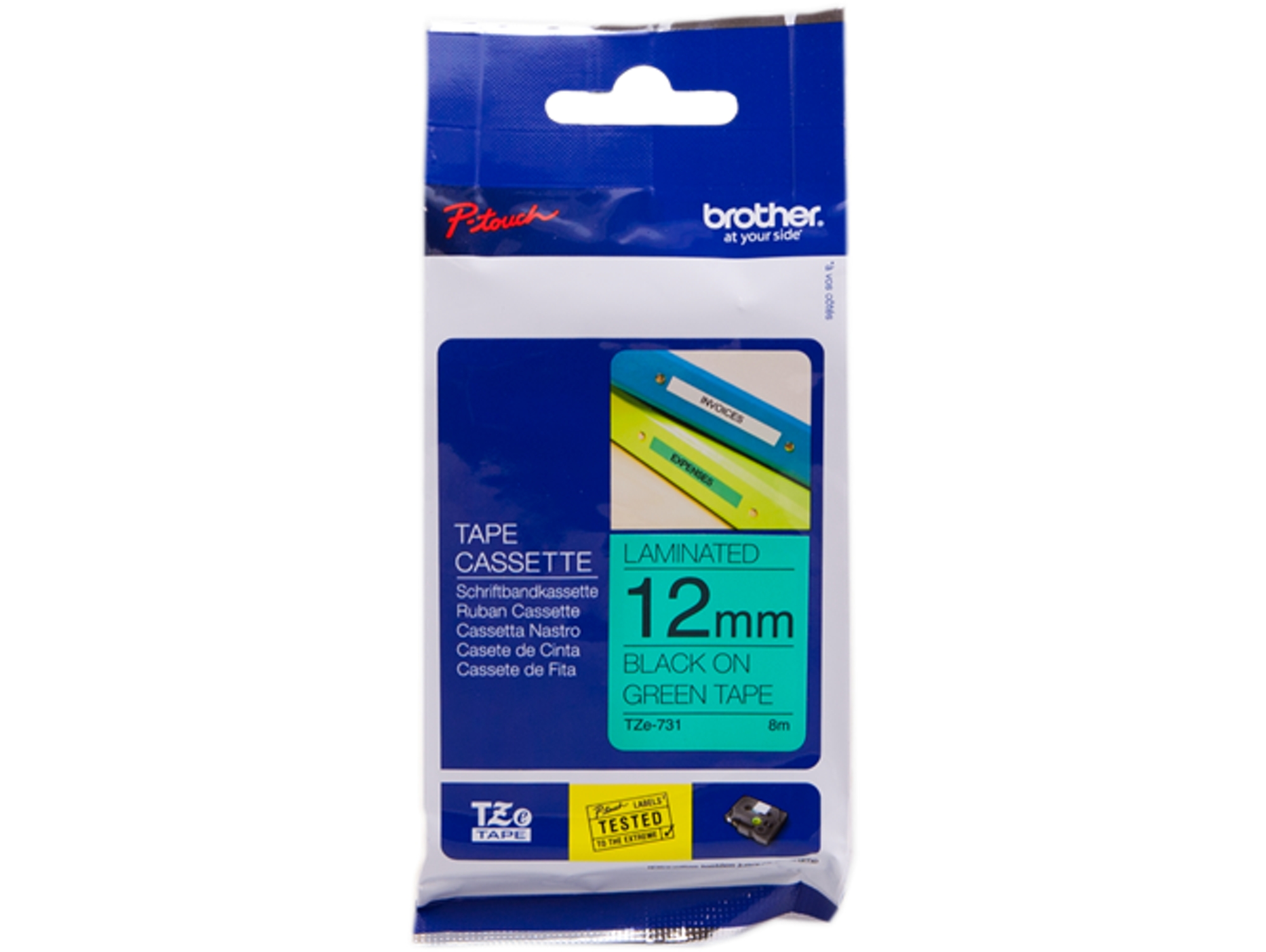 Cinta BROTHER TZe731 laminada