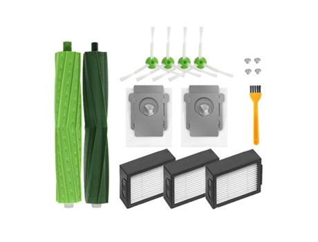 Escova principal filtro hepa escova lateral para irobot roomba i7 i7 i6 i8 e5 e7
