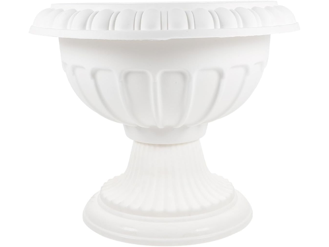 Maceta Romana De Plástico Para Balcón, Uso Interior, Dimensiones 30x25 Cm, Decoración De Bodas.