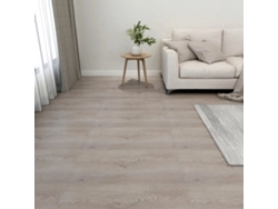 Lamas Para Suelo Autoadhesivas 55 Uds Pvc Gris Taupe 5,11 M²