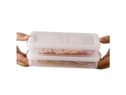 Recipientes herméticos Rebe-2 para panceta, queso, embutidos, para refrigerador y congelador, libres de BPA.