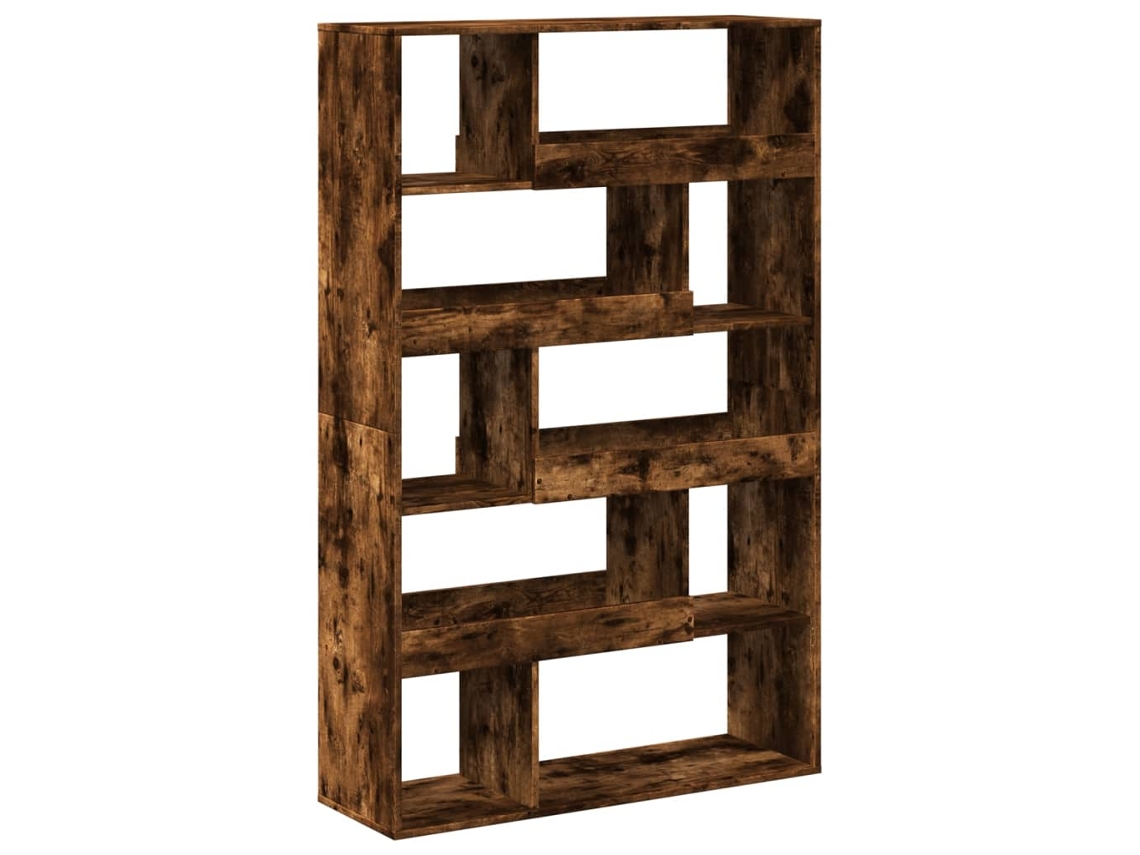 Maison Exclusive - Estantería Madera De Ingeniería Roble Ahumado 100x33x156,5 Cm