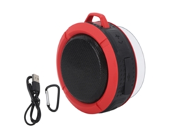 2026wiiyh-altavoz Bluetooth Com Ventosa 3.7v 500mah Impermeável Ip65 Portátil Para Banheiro Exterior Vermelho