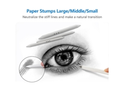 Kit De 32 Lápices Profesionales Para Dibujo Grafito Carbón Y Accesorios De Dibujo