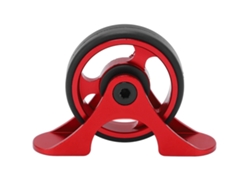 Guardabarros Plegable Con Rueda Para Bicicletas Brompton Y Dahon - Accesorio Rojo