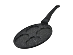 Sartén para crepes Herzberg Hgcp264ho de 26 cm con revestimiento de mármol, compatible con todo tipo de cocinas