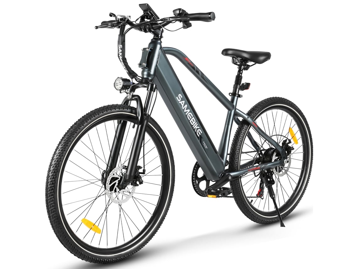 Bicicleta de montaña eléctrica Samebike RS A01men 1.0 con batería de 250W 36V 15Ah y ruedas de 27,5 pulgadas.
