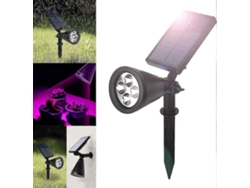 Rebe-lámpara Solar De Crecimiento Para Plantas Con 4 Led Ajustable Flexible 90 Grados Luz Led Solares