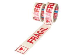 Cinta Adhesiva de Embalar TESA® Frágil Rojo (66 m x 55 mm)