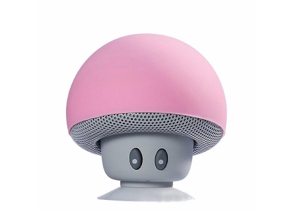 Mini Altavoz Bluetooth Inalámbrico Portátil Con Forma De Seta Y Soporte Para Teléfono, Ideal Para Uso En Exteriores*.