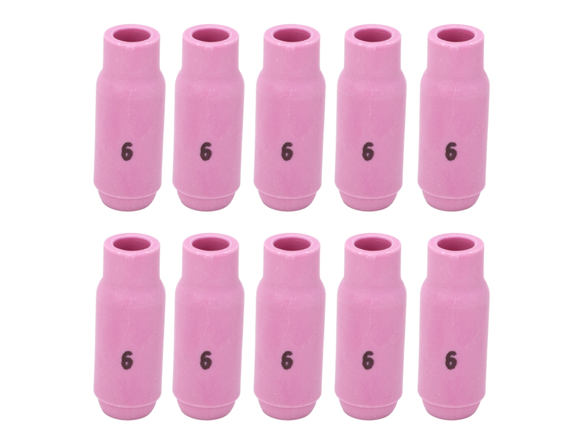 10 Unidades De Copas De Cerámica Para Soldadura Tig 10n48 6 Accesorio Para Antorcha Wp17 18 26
