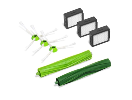 Conjunto de rolos de escova lateral de filtro hepa para: irobot roomba i series
