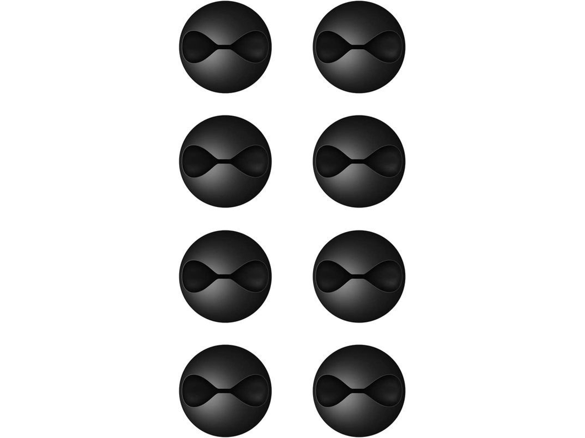 8 Clips Para Cables, Organizador De Cables, Sistema De Soporte Autoadhesivo, Clips Multiusos Para La Gestión De Cables.