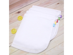 Conjunto De 5 Peças De Lanche Infantil Com Bolsa De Malha Reutilizável Para Frutas E Legumes.