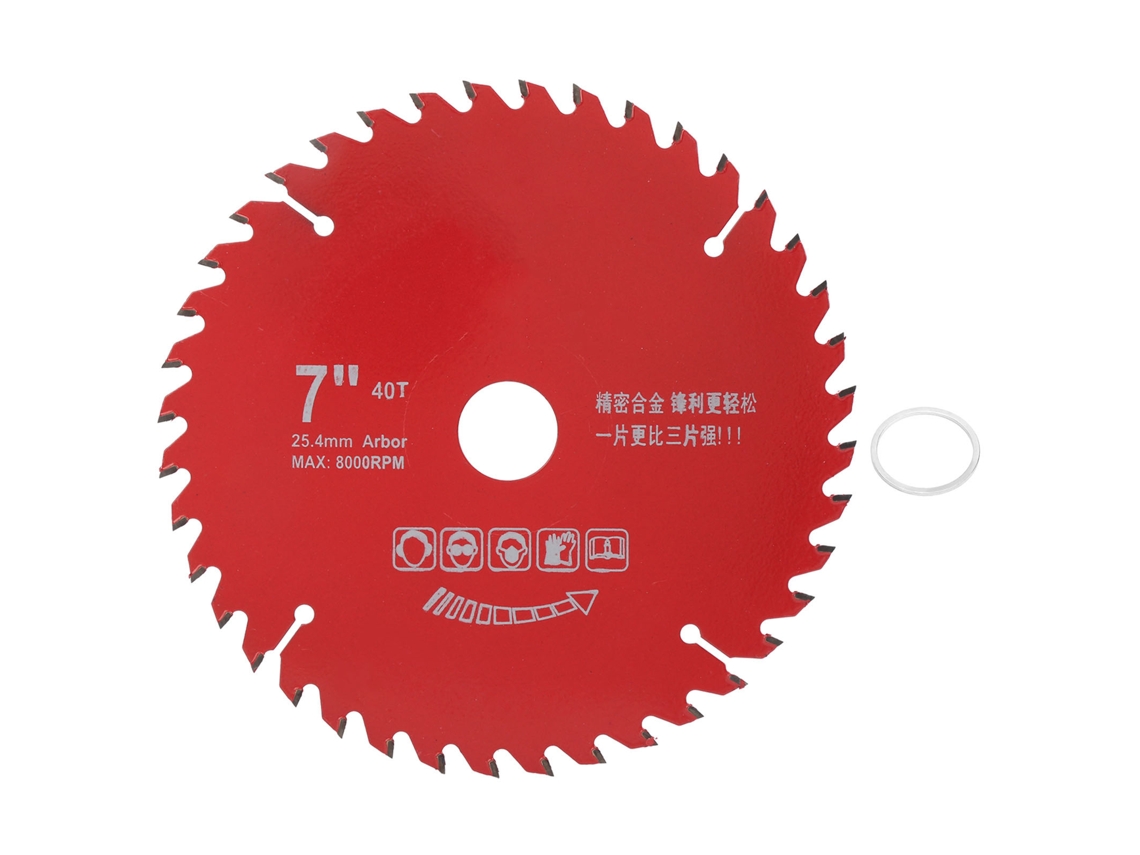 Hoja De Sierra Circular De Carburo Sólido 7x40t Para Carpintería, Disco De Acero Aleado, Corte Afilado.
