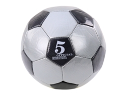 Balón de fútbol B.active Classic de 24 cm, talla 5, gris