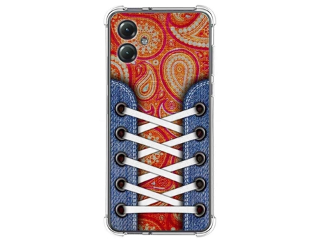Funda Silicona Antigolpes para Motorola Moto G14 diseño Zapatillas 10 Dibujos