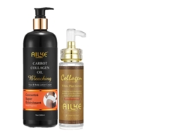 Crema aclaradora de piel, uso facial y corporal, nicotinamida, glutatión y colágeno 2 en 1 OEM