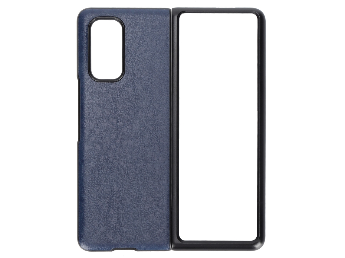 Capa De Couro Para Xiaomi Mix Fold Capa Proteção Total Abrangente Shell Celular Azul