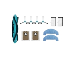 11pcs For Monsga Ms1 Max Robot Vacuum Accessories Main Brush Dust Bag Side Brush Mop Cloth Hepa Fil