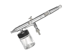 Kit de aerógrafo de doble acción de alta calidad de 0,25 mm con control de aire ajustable para arte, uñas y pintura.