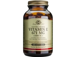 Té SOLGAR Vitamina E De Fonte Natural (100 pérolas)