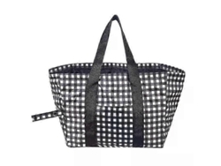 Bolsa térmica plegable de gran capacidad con bolsa de hielo, portátil, de papel de aluminio, para picnics y compras. GOKOCO