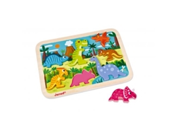 Puzzle Educativo JANOD Chunky Dinosaurs (7 Piezas)