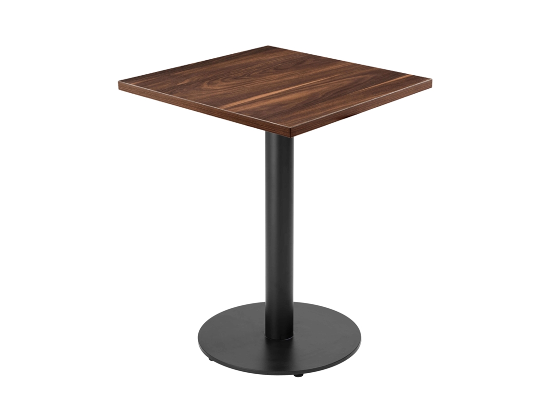 Mesa de comedor de 60 x 60 cm de madera aglomerada con revestimiento de melamina Oviala