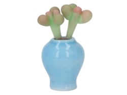 Ats-mini Planta De Suculenta Artificial Para Casita De Muñecas, Maceta De Arcilla, Accesorio Decorativo 1:12