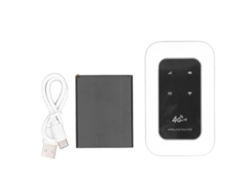 Router Wi-Fi portátil 4G LTE de 300 Mbps desbloqueado con ranura para tarjeta SIM para smartphone, tableta y portátil.