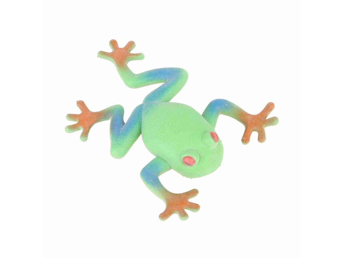Ats-juguete De Rana Simulada Toque Cómodo Figura Realista Para Fiesta En Casa Modelo De Animal De Goma Termoplástica
