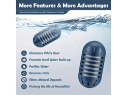 10 humidificadores ultrasónicos para acuario, pecera, filtro de limpieza de agua, Pickifyvayotoy