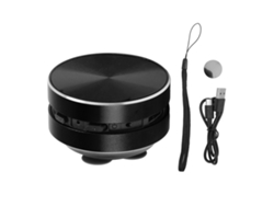Altavoz Inalámbrico Bluetooth De Conducción Ósea Con Ventosa, Graves Estéreo, Pequeño, Portátil, Negro.