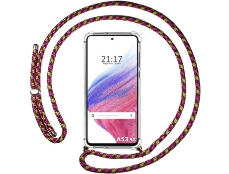 Carcasa Samsung Galaxy A53 5G TUMUNDOSMARTPHONE Colgante Rosa