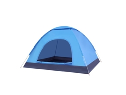 Tienda de campaña, protección solar y contra la lluvia (200 x 140 x 110 cm, azul Siurn)
