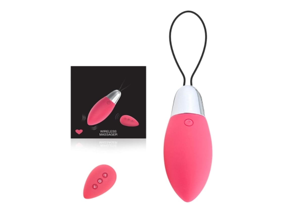 Huevo Vibrador Del Clítoris Femenino Control Remoto Control Remoto Inalámbrico Estimulador Del Clítoris Vibrador Juguete Sexual Rosa YEMAESRE