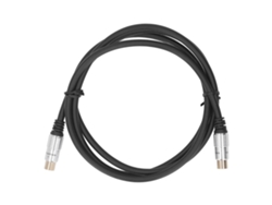 Cabo Coaxial De Tv 9.5mm Dourado Proteção Contra Choque Elétrico Conexão Segura Para Dvd E Televisões Digitais