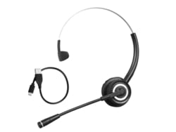 Fone De Ouvido Bluetooth Mono Sem Fio Com Redução De Ruído Para Atendimento Ao Cliente E Aulas Online