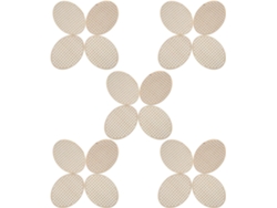 Tablero Ovalado Madera Hueco Bordar 6 4 5 Juego 20 Piezas Decoraciones Manualidades Diy Adornos Colgantes