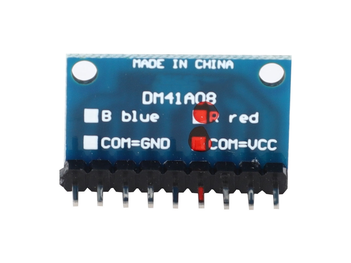 Kit 4 Módulos Led Rojo Ánodo Común Con Pin Para Breadboard, 3d Printer, Mcu Arm 3-24v Dm41a08_r_vcc