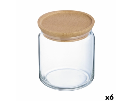 Tarro Luminarc Pav Transparente Vidrio (750 ml) (6 Unidades)