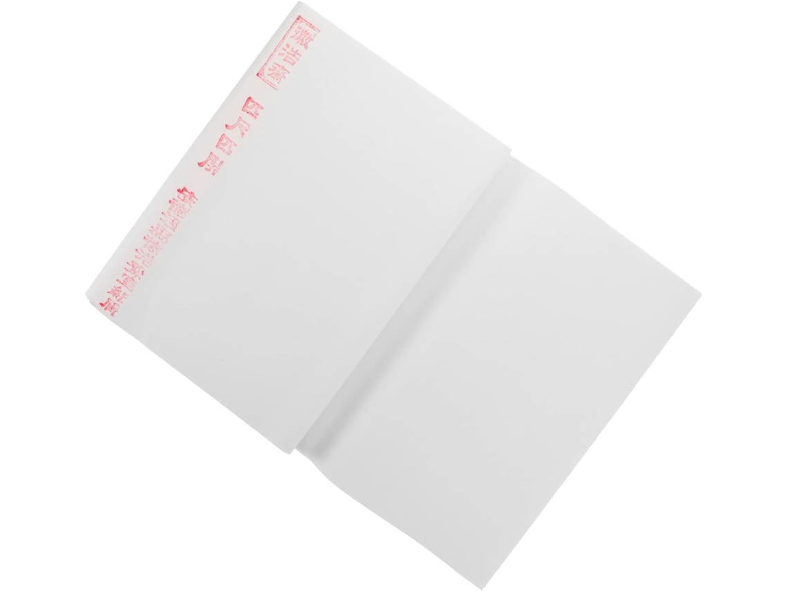 Papel Xuan Blanco Grueso Para Practicar Pintura Y Caligrafía, 100 Hojas.